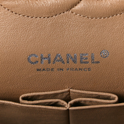 Chanel Lambskin Quilted Medium Double Flap Beige 9 of 10