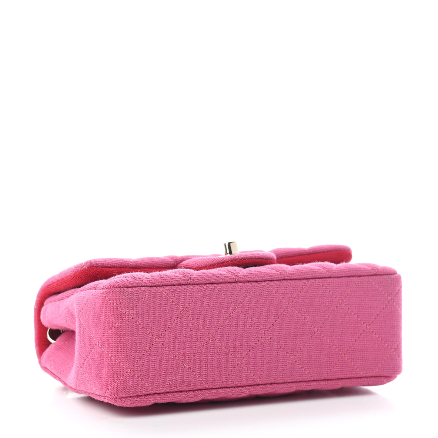 Jersey Quilted Mini Rectangular Flap Pink