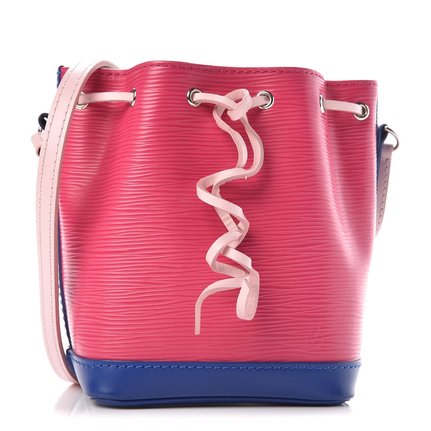Louis Vuitton Epi Nano Noe Hot Pink Blue 1 of 9