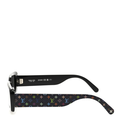 Louis Vuitton LV X TM Acetate Monogram Multicolor Sunglasses Z2709W Black 3 of 7