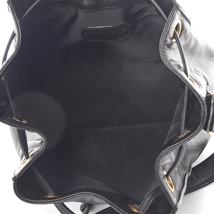 Chanel Lambskin CC Drawstring Shoulder Bag Black 5 of 11