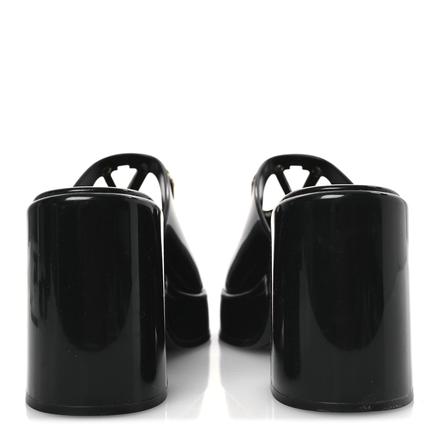 Valentino Garavani Rubber VLogo PM Platform Slide Sandals 40 Black 6 of 11