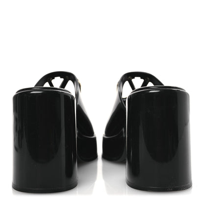 Valentino Garavani Rubber VLogo PM Platform Slide Sandals 40 Black 6 of 11