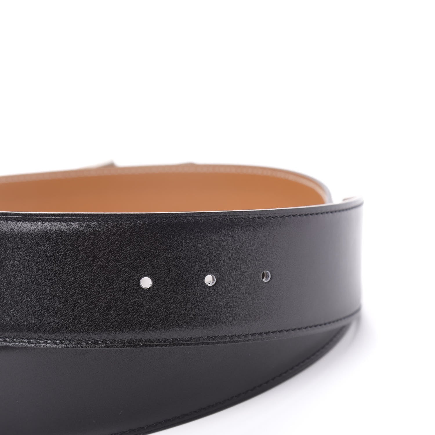 Hermes Box Chamonix 42mm Constance H Belt 80 Black Natural 3 of 6