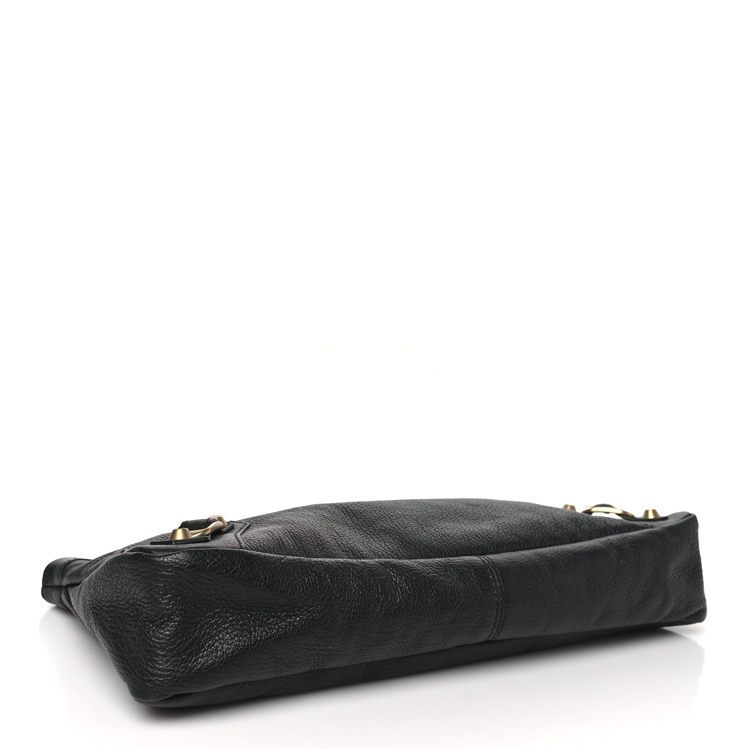 Balenciaga Chevre Classic Gold Hardware Premier Clutch Black 5 of 11