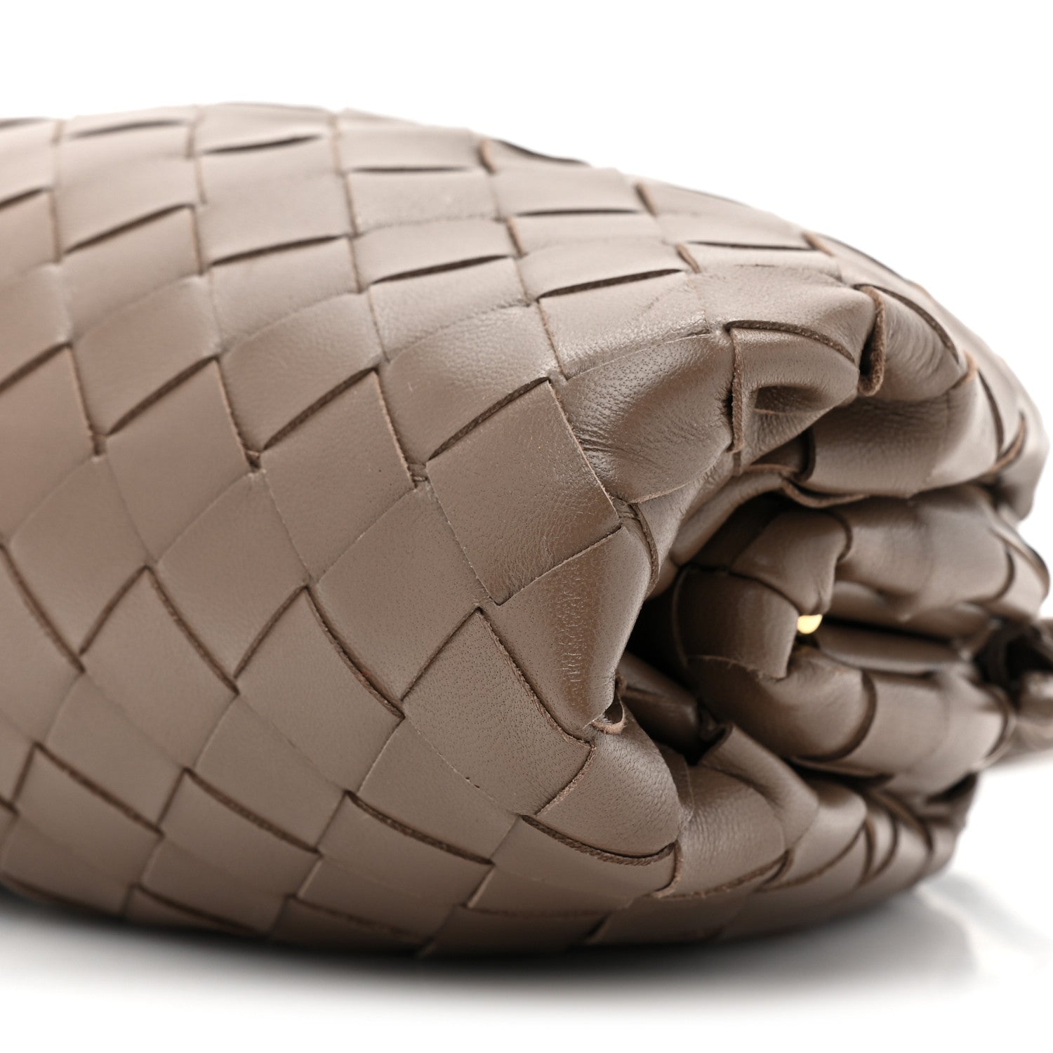 Bottega Veneta Nappa Intrecciato The Mini Pouch Taupe Grey 8 of 8