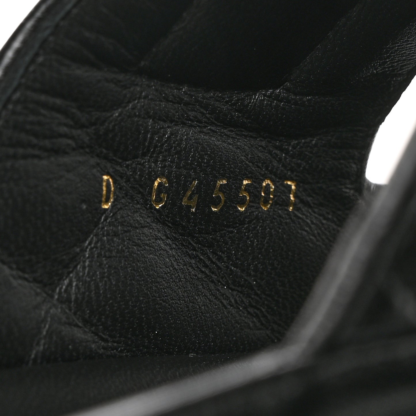 Lambskin Quilted Velcro Dad Chain CC Slide Sandals 39.5 Black