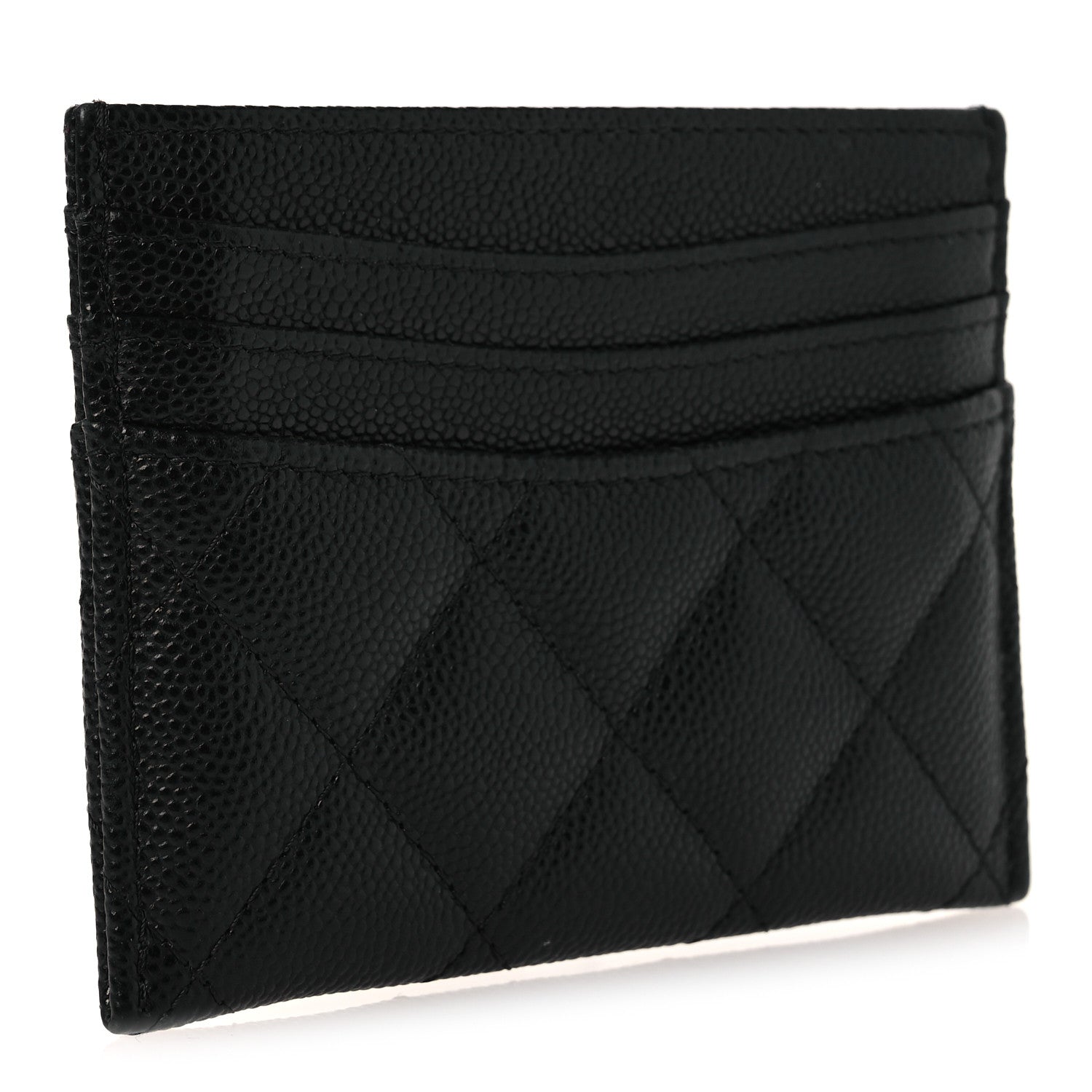 Chanel Caviar Quilted Multi Card Holder Black 3 of 9