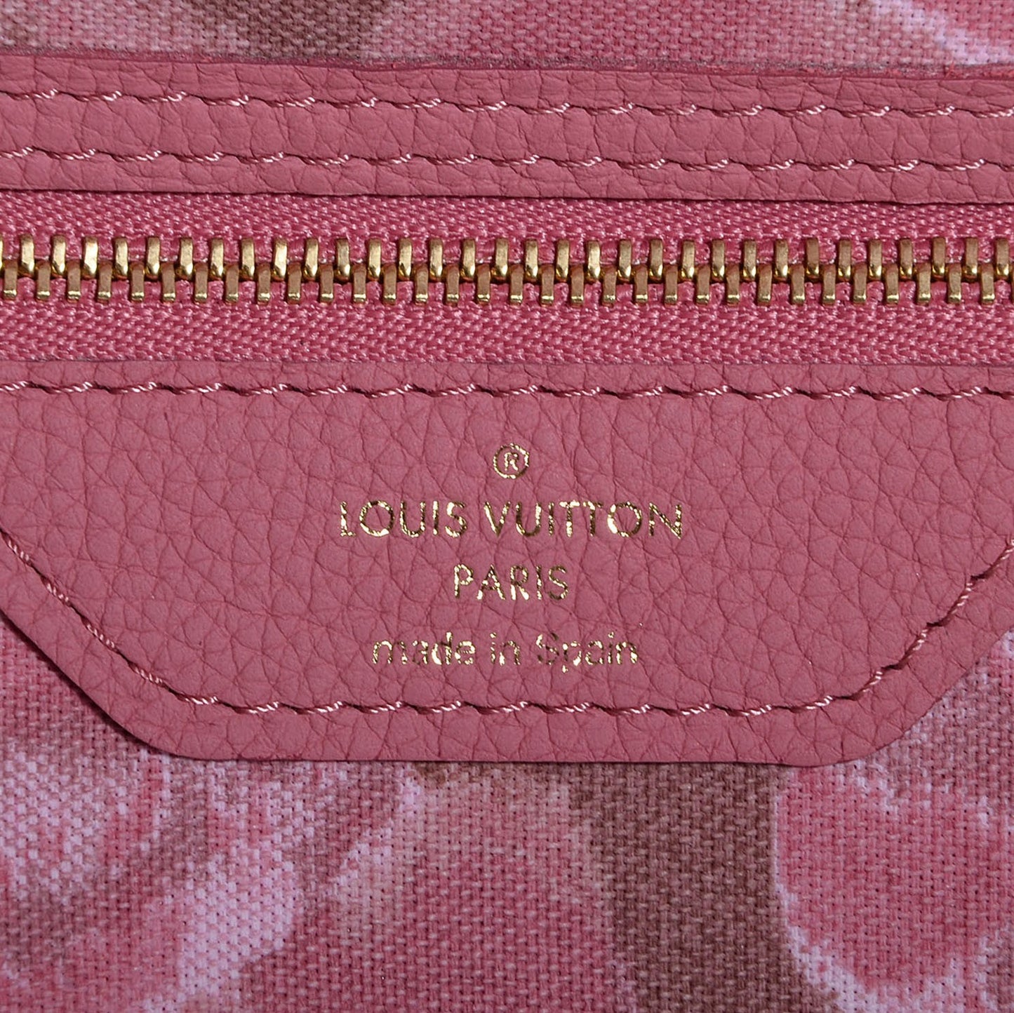 Monogram Articles de Voyage Ikat Neverfull MM Rose Velours