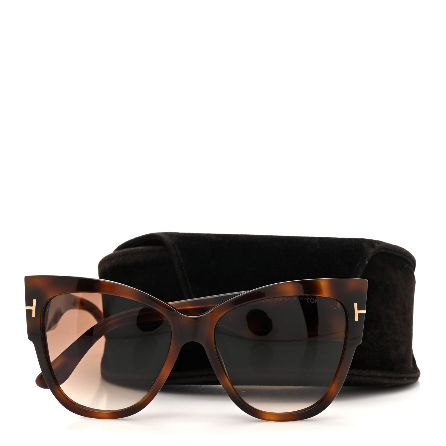 Tom Ford Acetate Anoushka Cat Eye Sunglasses TF371 Tortoise Shell  Tortoise Shell 8 of 8