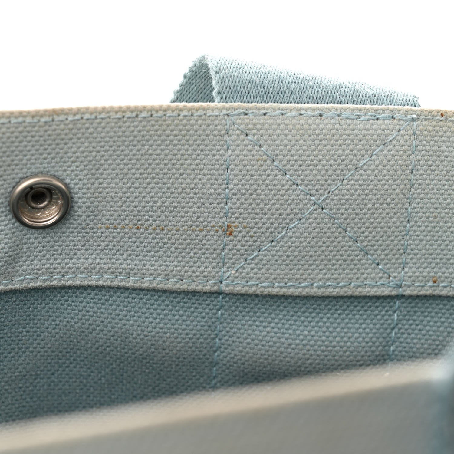 Hermes Canvas Bora Bora Tote PM Eucalyptus 14 of 16