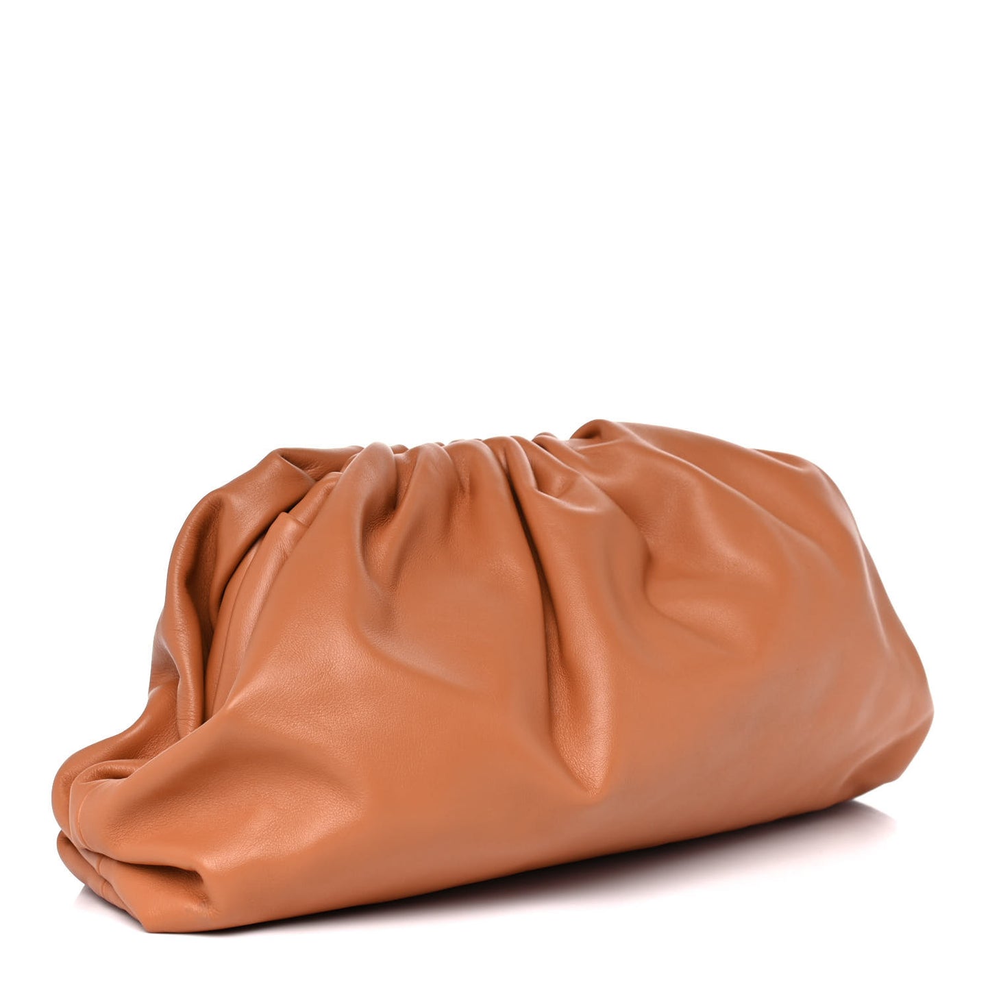 Smooth Butter Calf The Pouch Oversized Clutch Clay