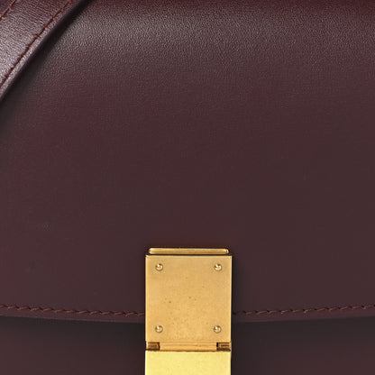 Celine Box Calfskin Small Classic Box Flap Bag Burgundy 8 of 10