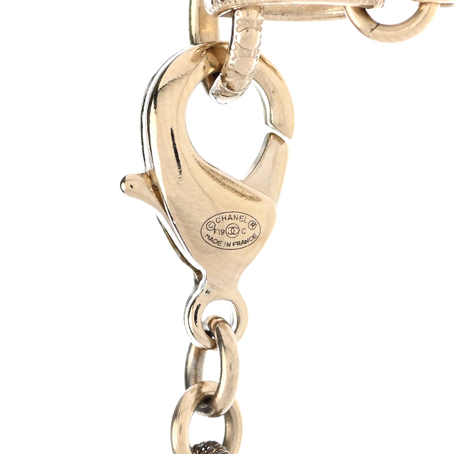 Chanel Graduated Pearl CC Long Necklace Gold 6 of 6