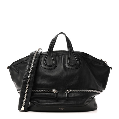 Givenchy Calfskin Large Zip Nightingale  Black 1 of 9