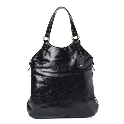 Saint Laurent Patent Tribute Tote Black 1 of 13
