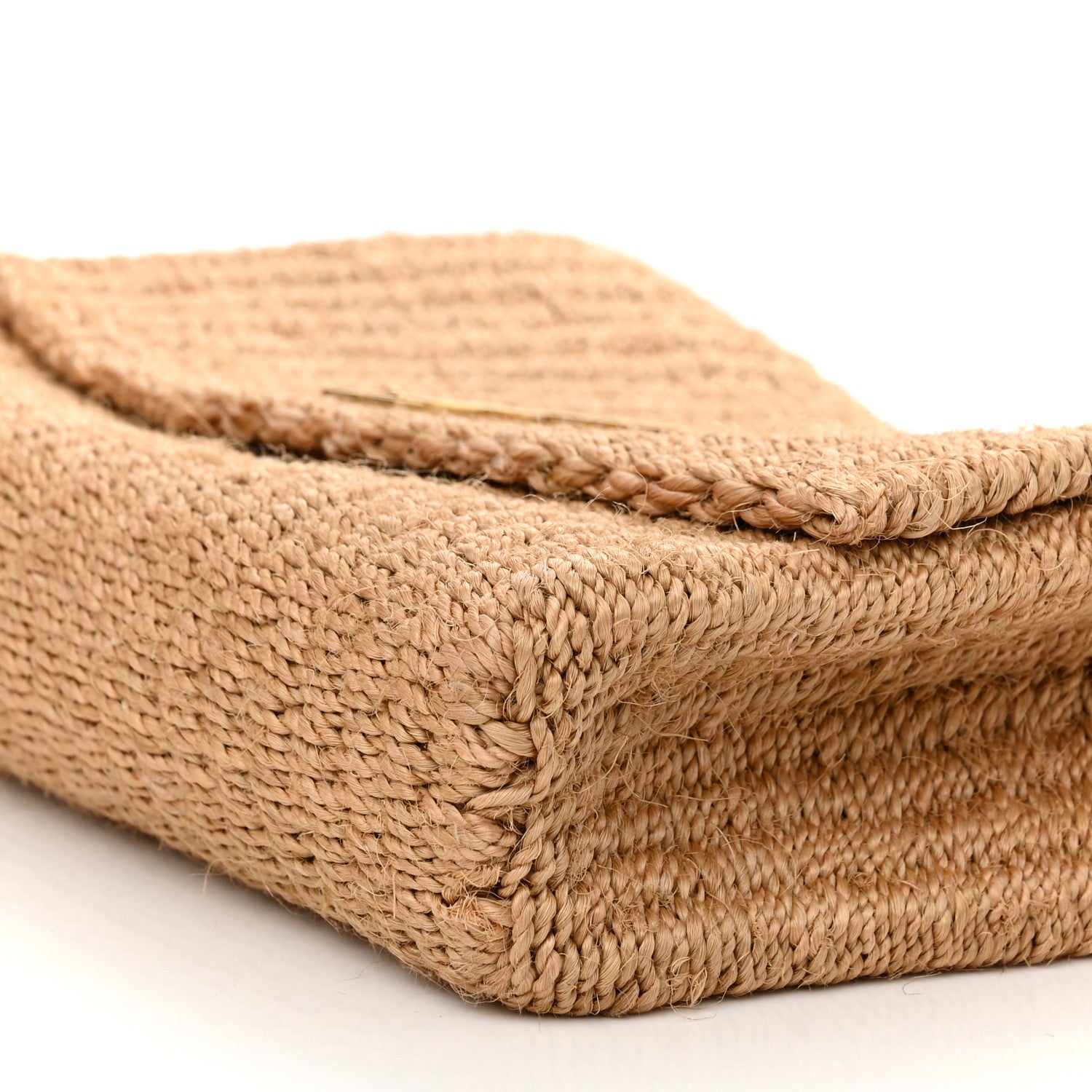 Saint Laurent Raffia Medium Monogram Kate Satchel Natural 10 of 10