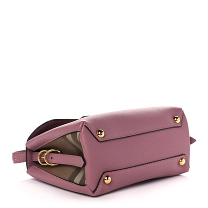 Burberry Derby Calfskin House Check Small Camberley Pink 4 of 11