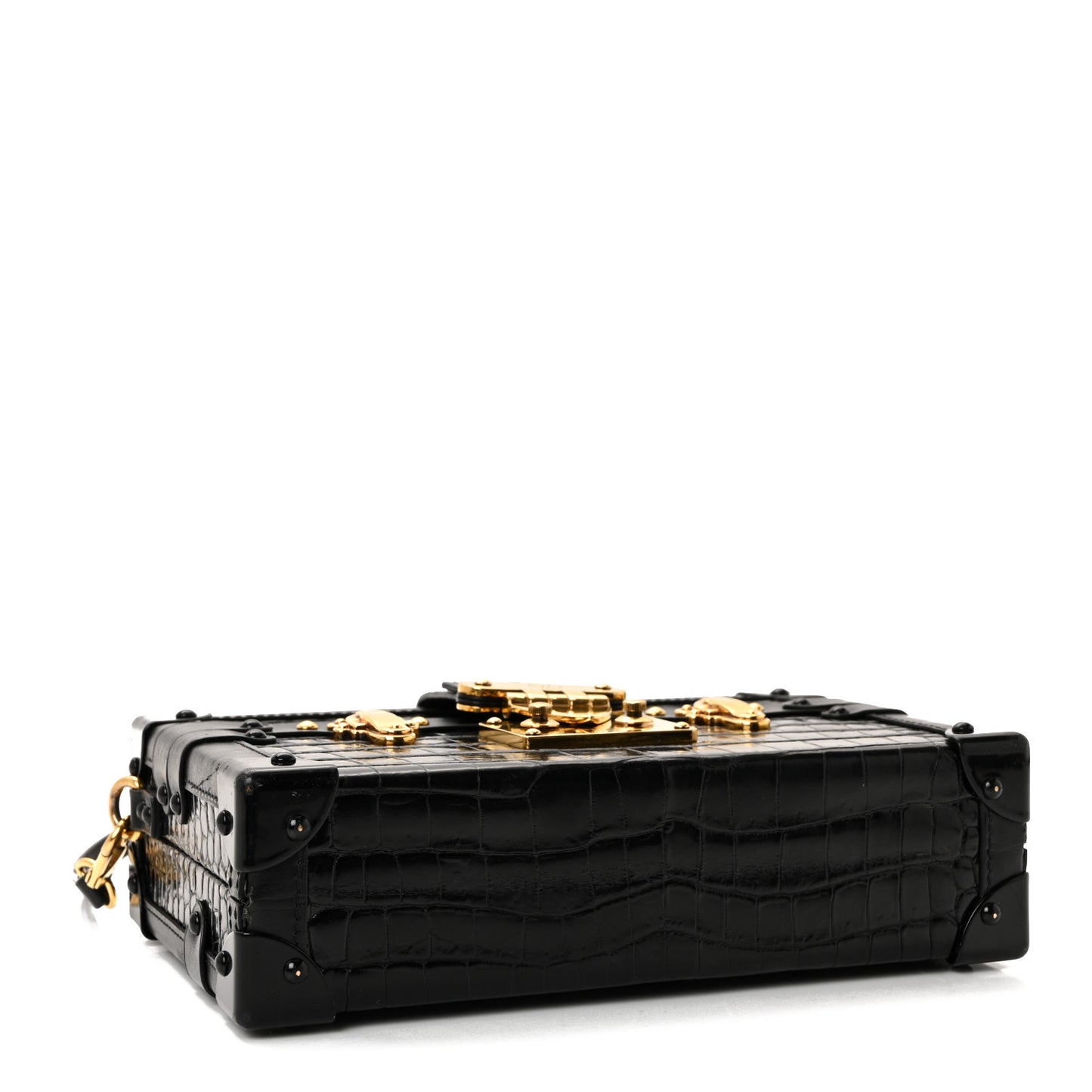 Crocodile Petite Malle Black