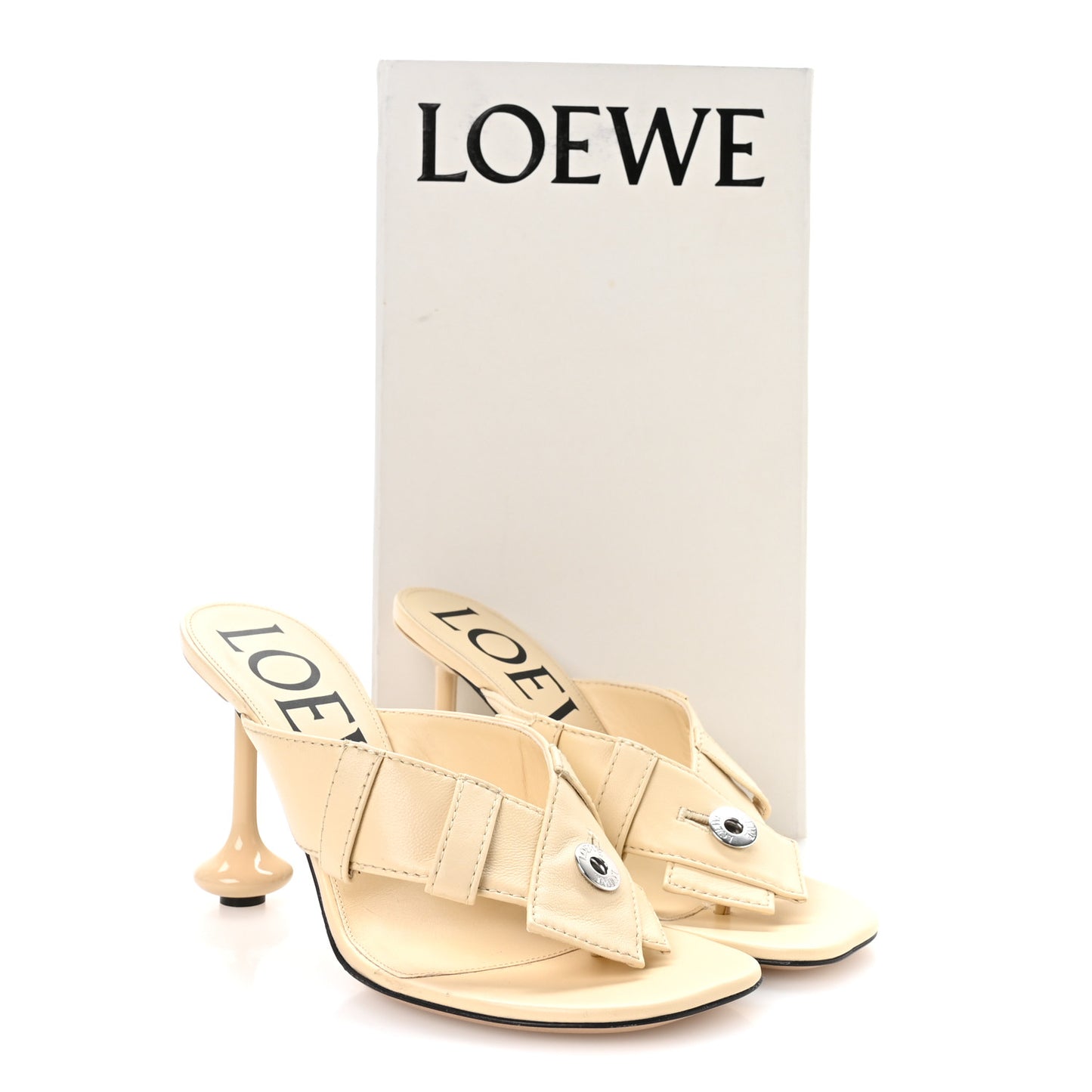 Goatskin Toy Panta Sandals 38 Oat Milk