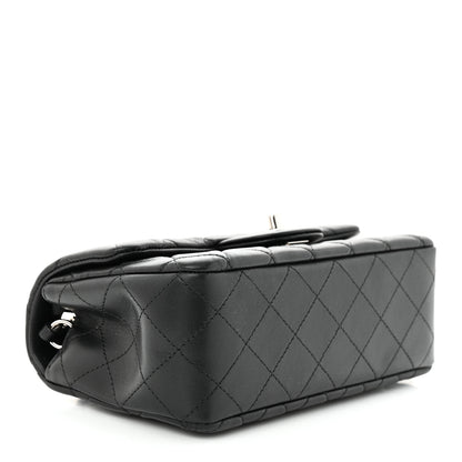Chanel Lambskin Quilted Mini Rectangular Flap Black 4 of 10