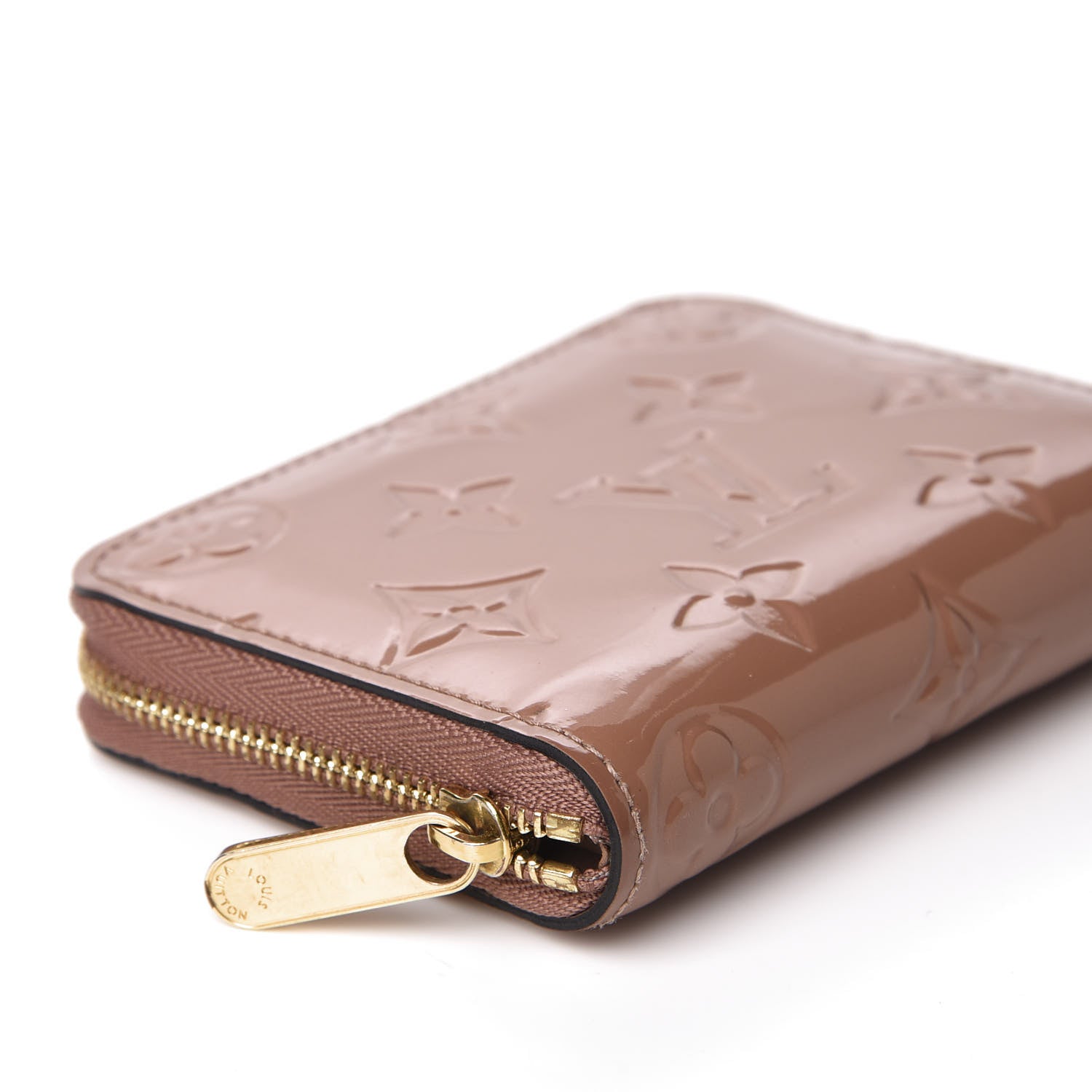 Louis Vuitton Vernis Zippy Coin Purse Rose Velours 7 of 9