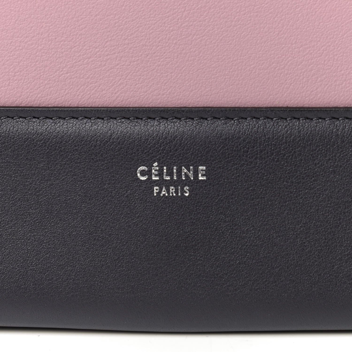 Celine Shiny Smooth Calfskin Medium Frame Shoulder Bag Liquorice Antique Rose 7 of 8