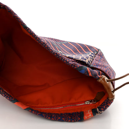 Hermes Silk Carre en Cravates Fourbi 25 Bag Insert MM Ocean Bleu 5 of 7