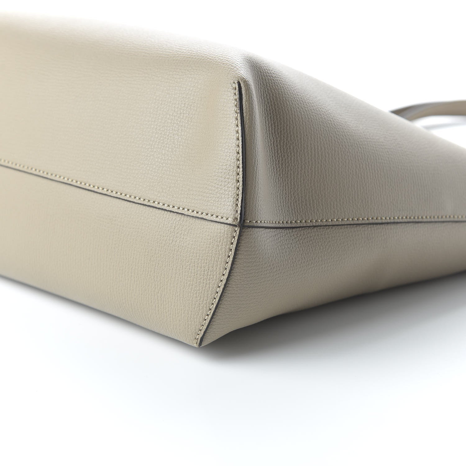 Fendi Vitello Vienna Enamel F is Fendi Shopping Tote Tortora Taupe 7 of 9