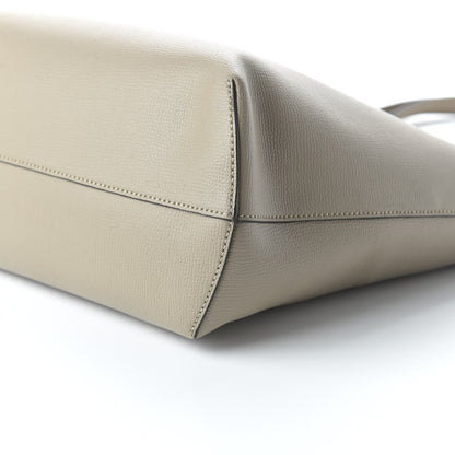 Fendi Vitello Vienna Enamel F is Fendi Shopping Tote Tortora Taupe 7 of 9