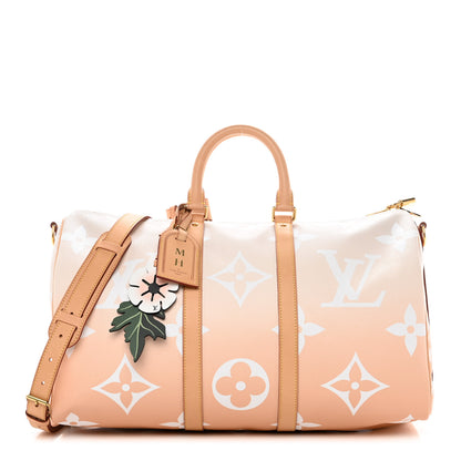 Louis Vuitton Monogram Giant By The Pool Keepall Bandouliere 45 Brume 1 of 9