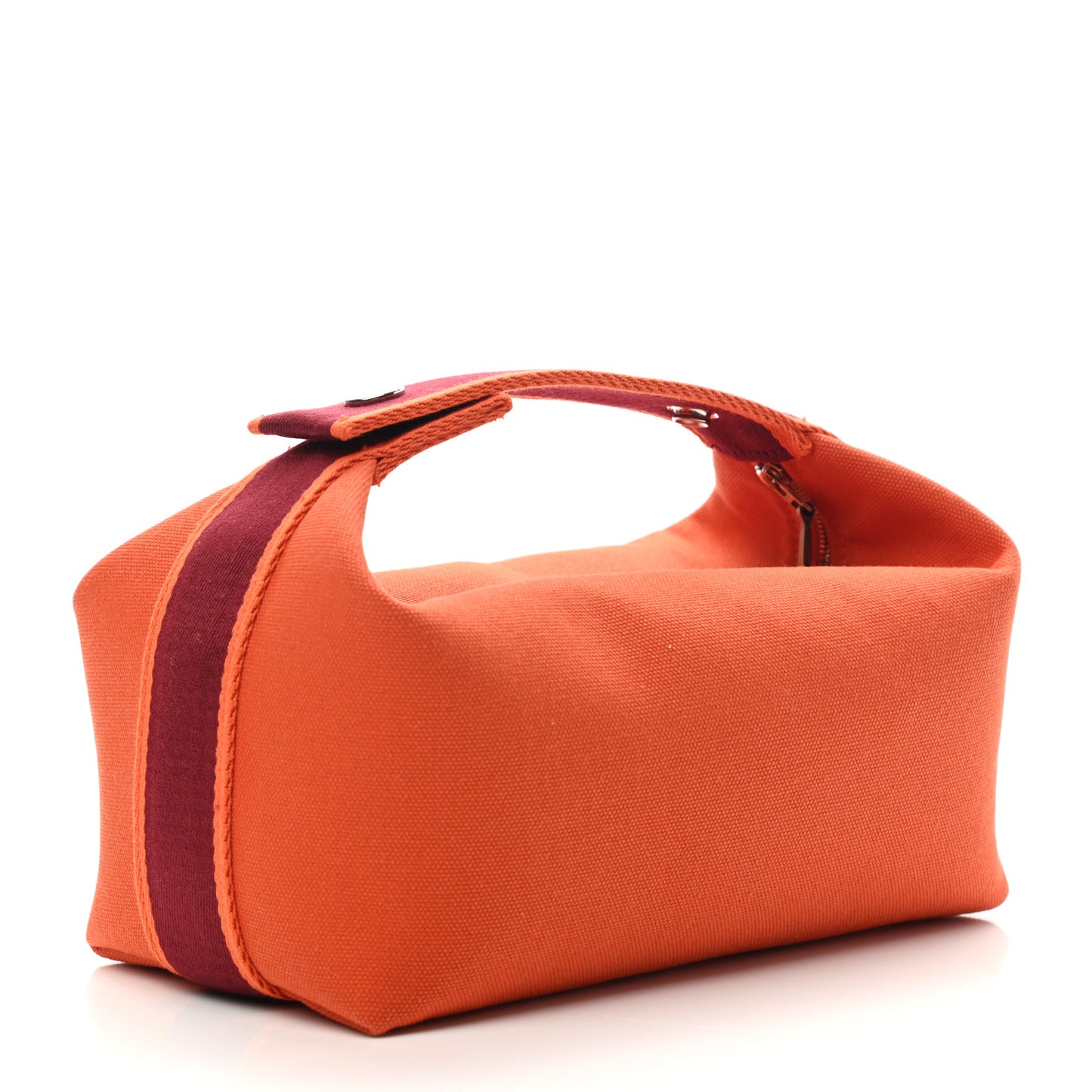 Canvas Small Bride-A-Brac Pouch Orange Burgundy