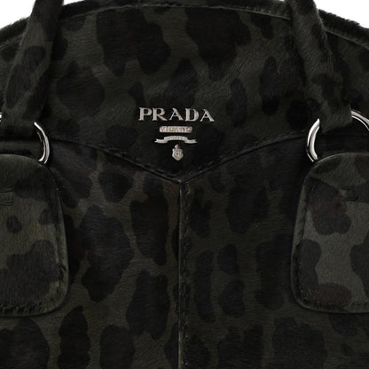 Prada Cavallino Leopard Print Bauletto Mimetico 9 of 11