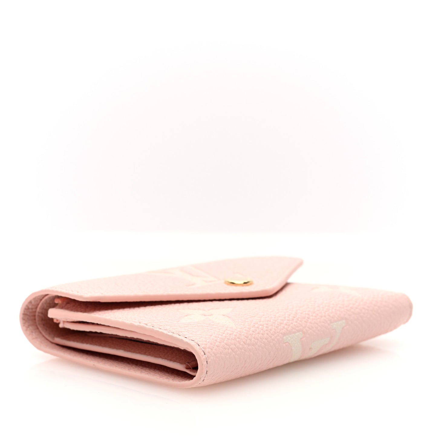 Empreinte Monogram Giant Victorine Wallet Rose Trianon Creme