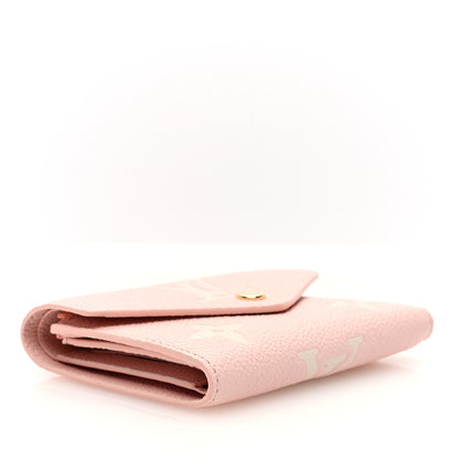 Louis Vuitton Empreinte Monogram Giant Victorine Wallet Rose Trianon Creme 4 of 6