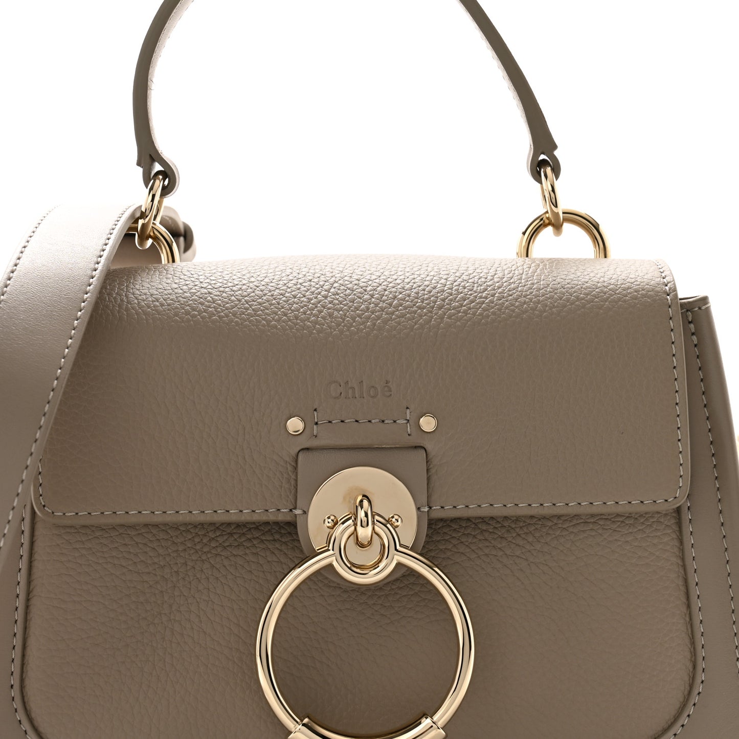 Calfskin Mini Tess Day Bag Motty Grey