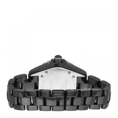 Chanel Stainless Steel Ceramic 33mm J12 Quartz Watch Black 3 of 4