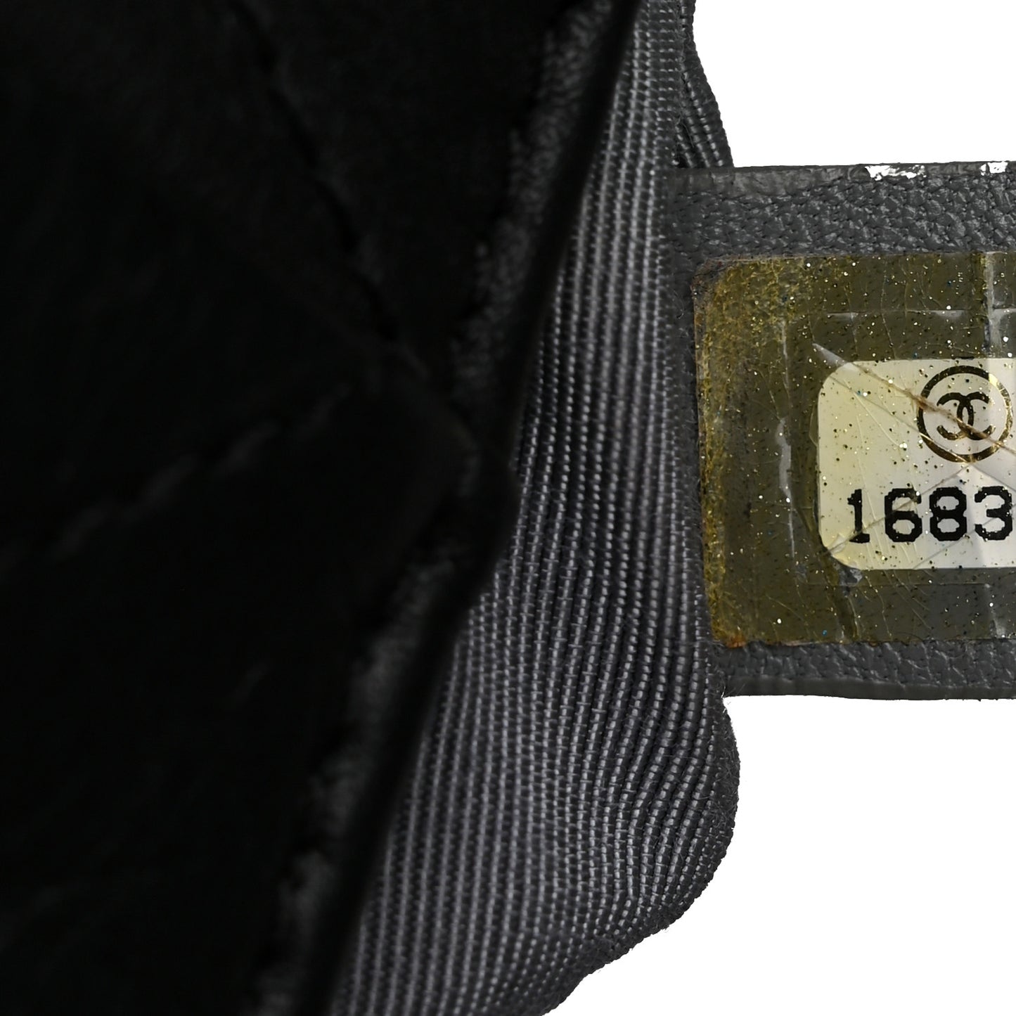 Calfskin Coco Pleats Messenger Flap Black