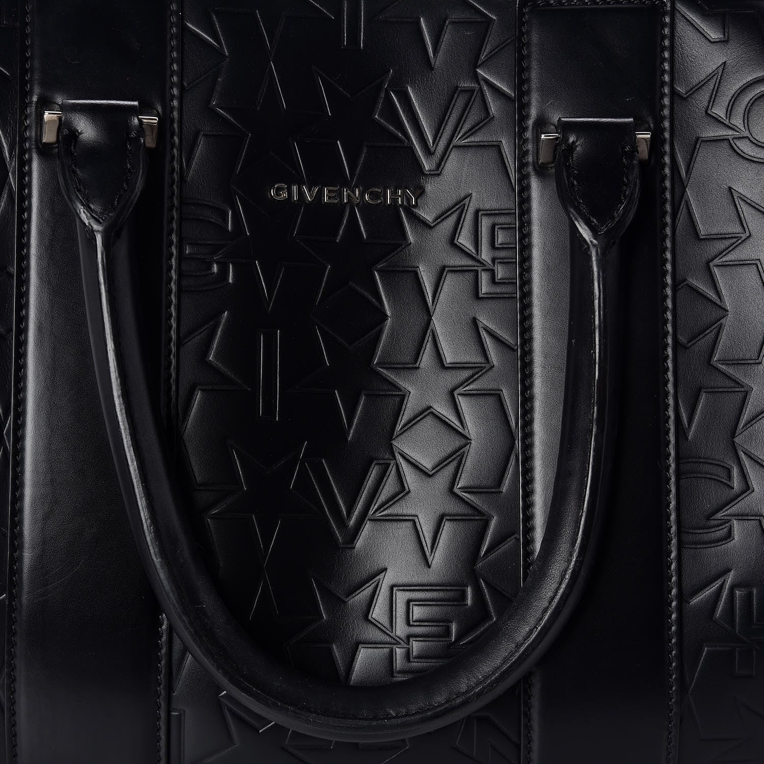 Givenchy Calfskin Star Embossed Medium Lucrezia Black 11 of 13