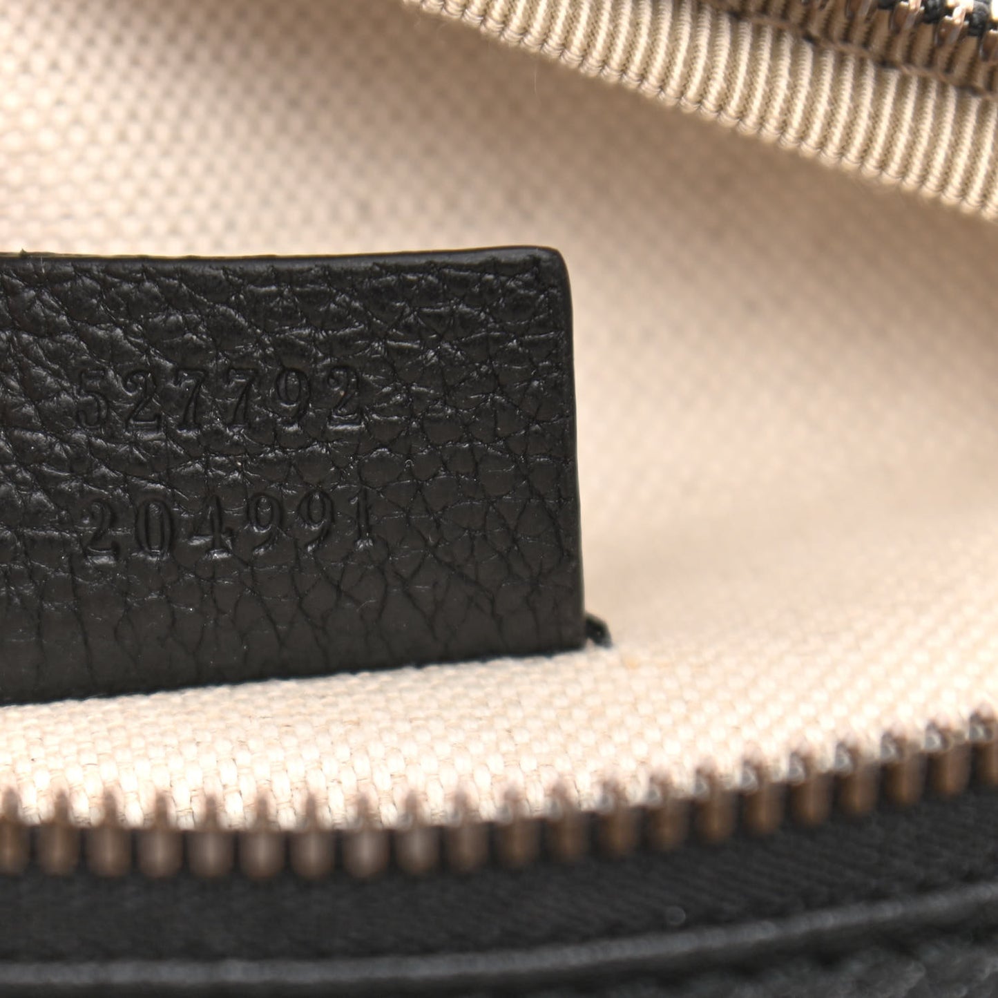 Grained Calfskin Small Logo Belt Bag Black