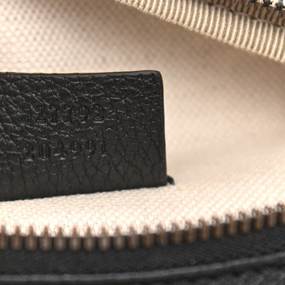 Gucci Grained Calfskin Small Logo Belt Bag Black 7 of 11