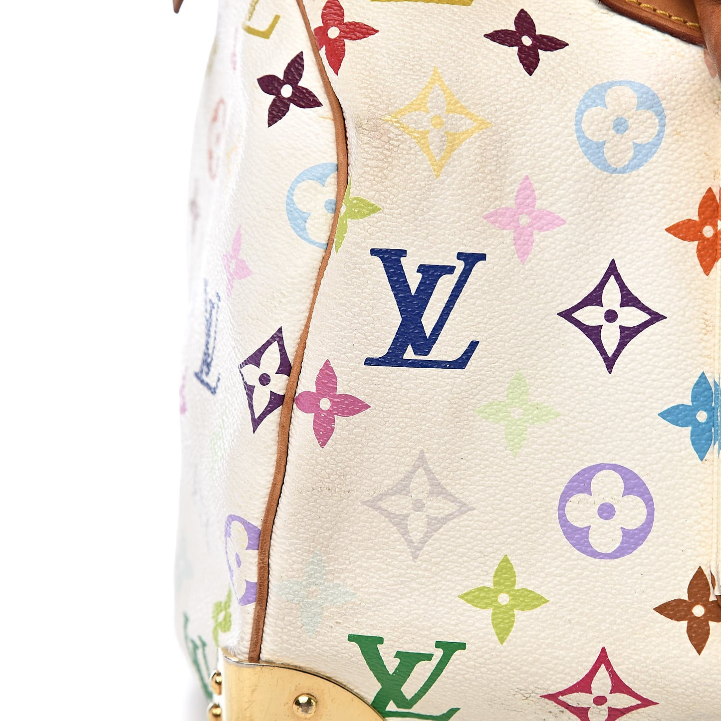 Monogram Multicolor Speedy 30 White