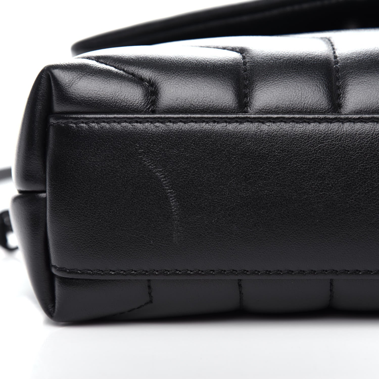 Saint Laurent Calfskin Y Quilted Monogram Toy Loulou Crossbody Bag Black 13 of 13