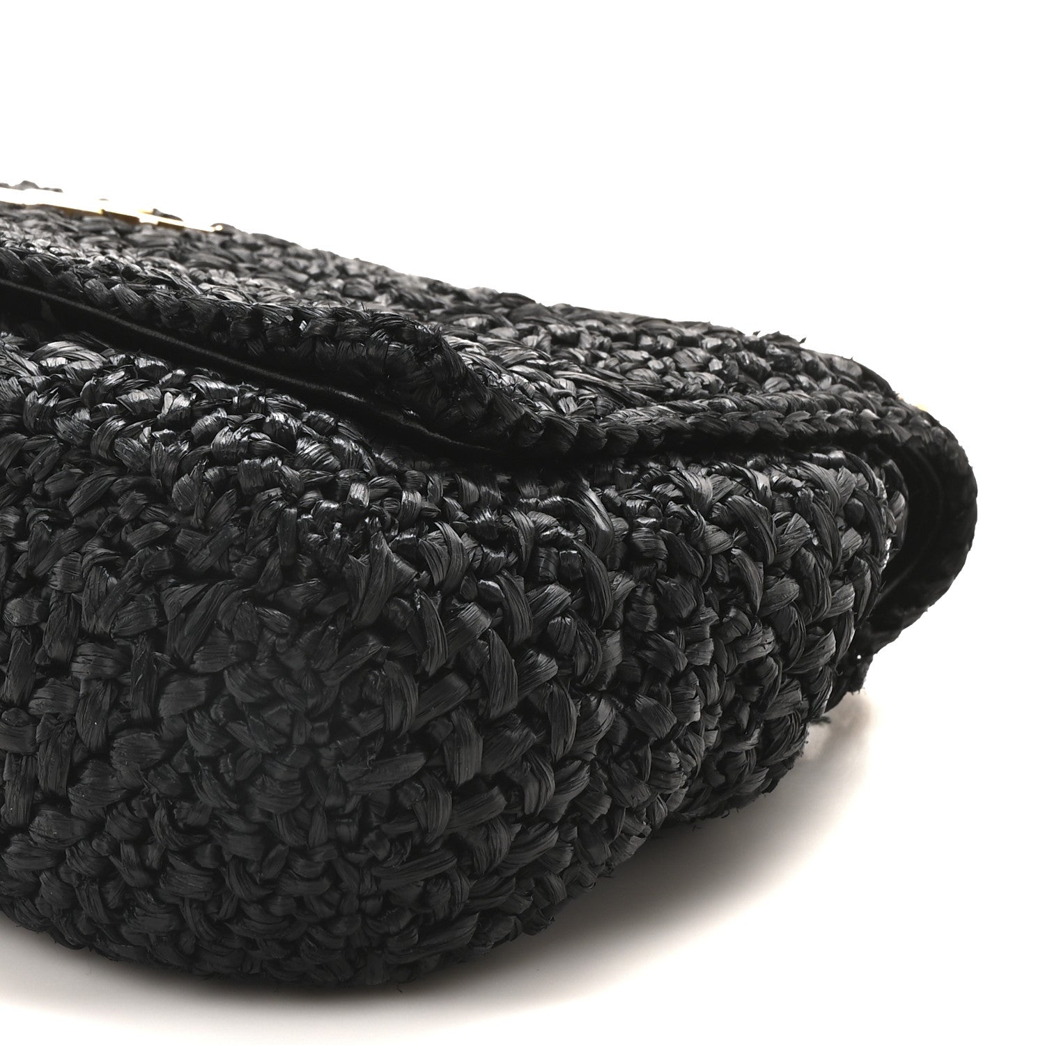 Saint Laurent Raffia Monogram Medium Jamie Black 10 of 10