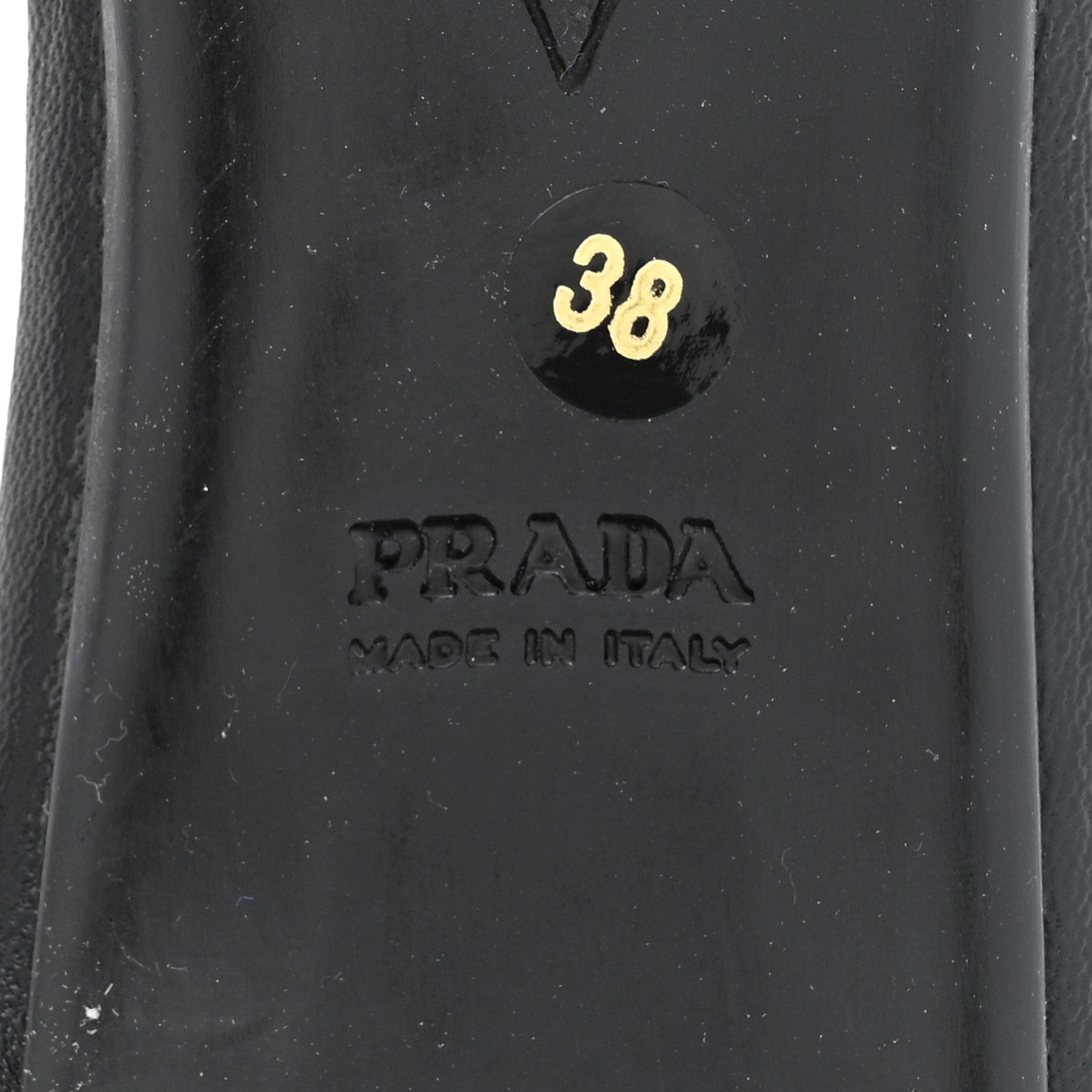 Prada Nylon Logo Slide Sandals 38 Black 6 of 8