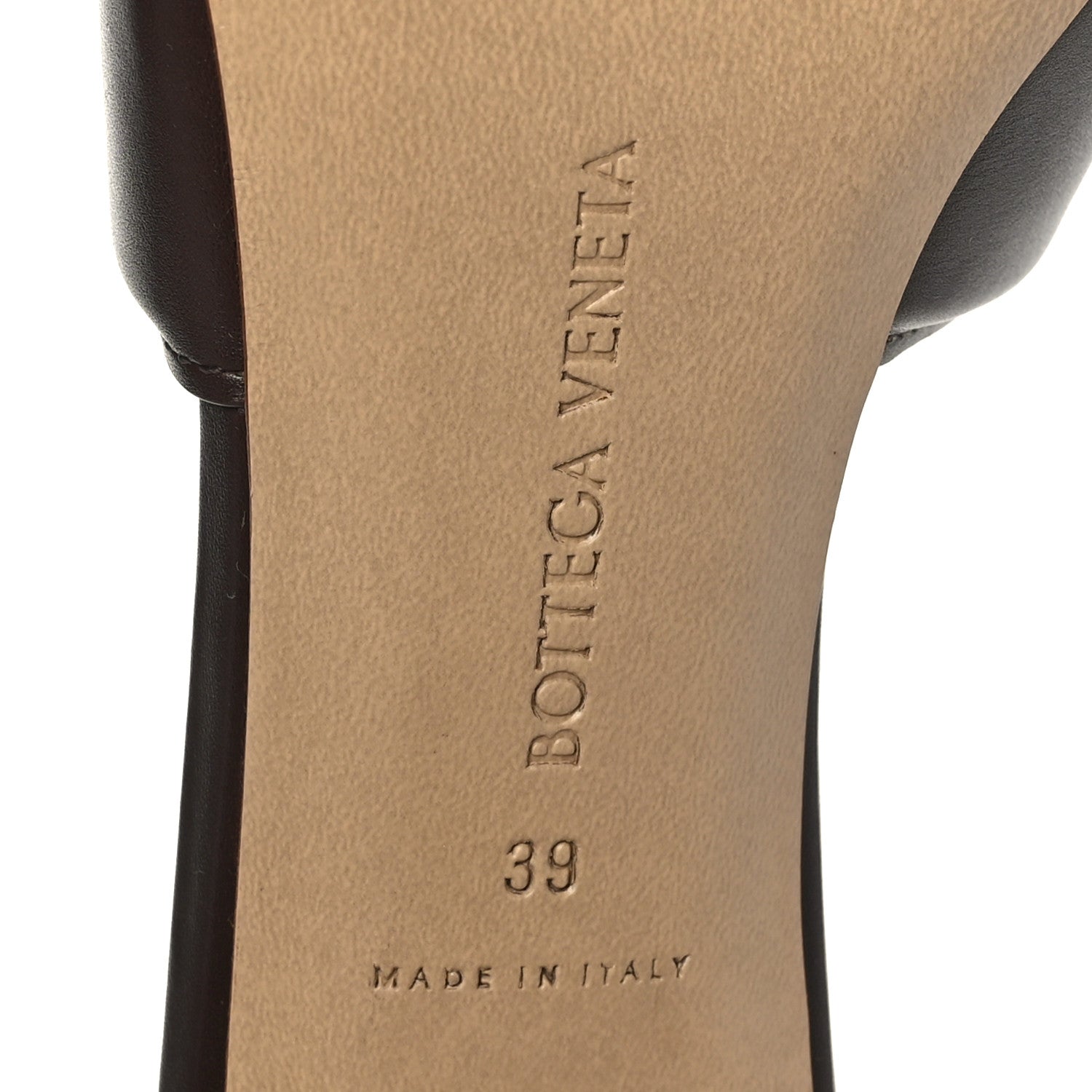 Bottega Veneta Vienna Calfskin The Band Mule Sandals 38 Bitter Chocolate 7 of 7