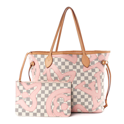 Louis Vuitton Damier Azur Tahitienne Neverfull MM 1 of 14