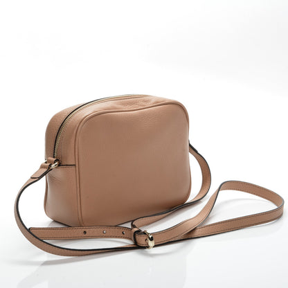 Gucci Pebbled Calfskin Small Soho Disco Bag Rose Beige 3 of 7