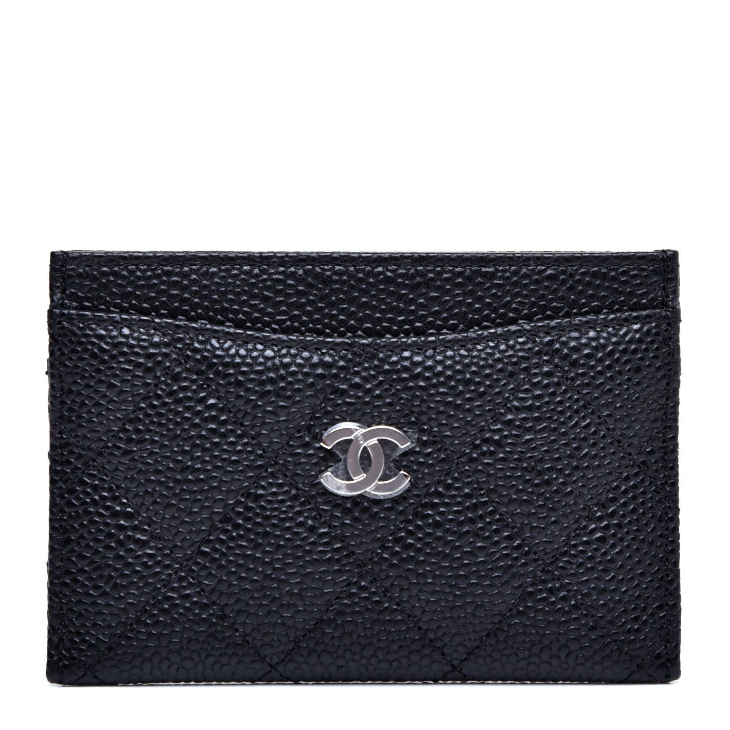 Chanel Caviar Quilted Card Holder Black 1 of 9
