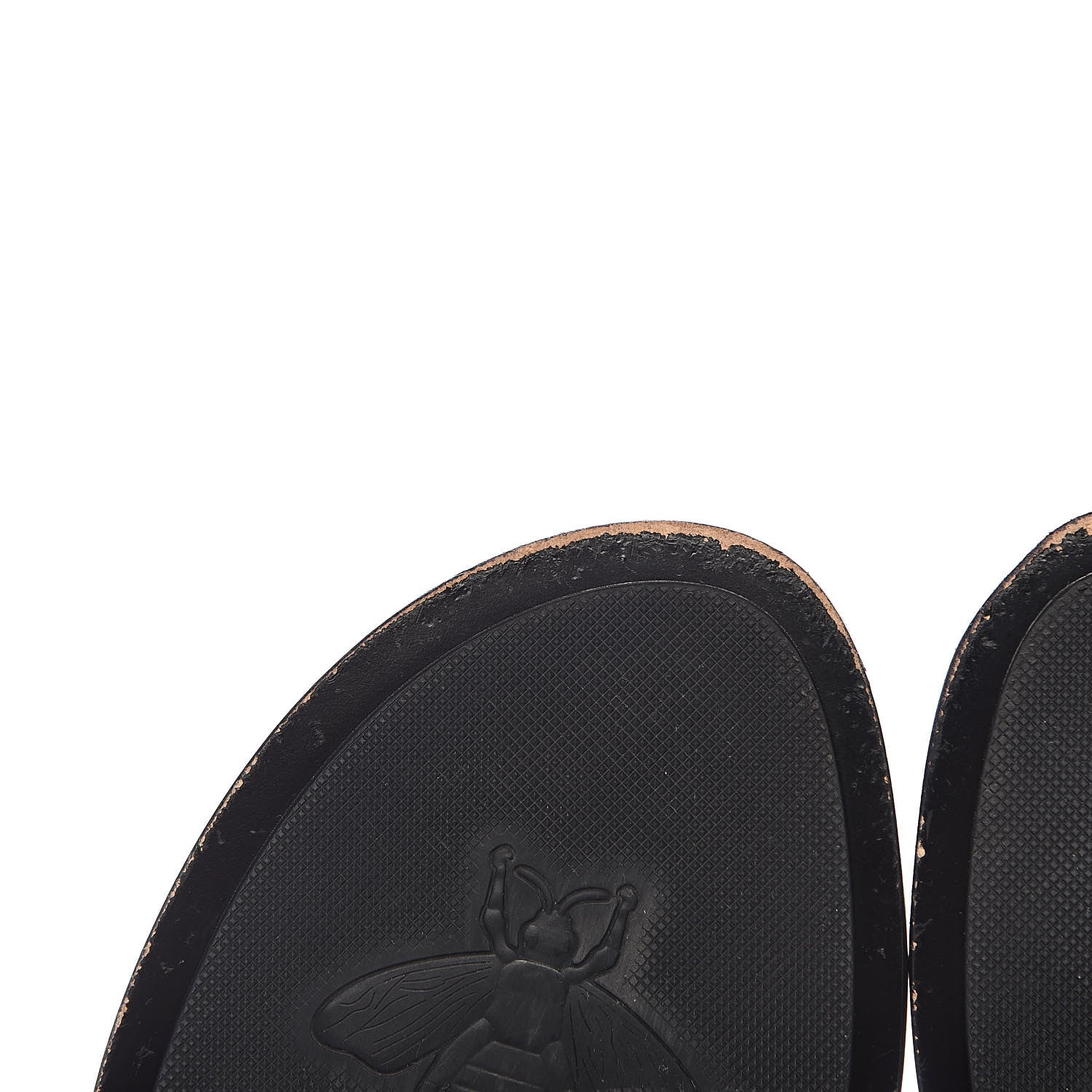 Gucci Calfskin GG Marmont Thong Sandals 41 Black 9 of 14